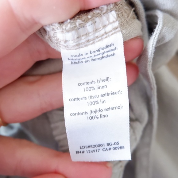 ONIA Men’s Air Linen Pants size XL - Picture 9 of 9